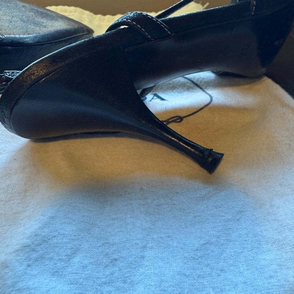 Prada Black Slingback Pumps - Picture 4 of 6